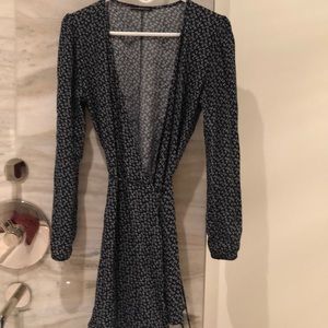 Brandy long sleeve wrap dress